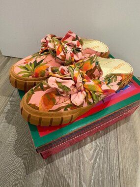 Farm Rio Pink Mule Sneaker